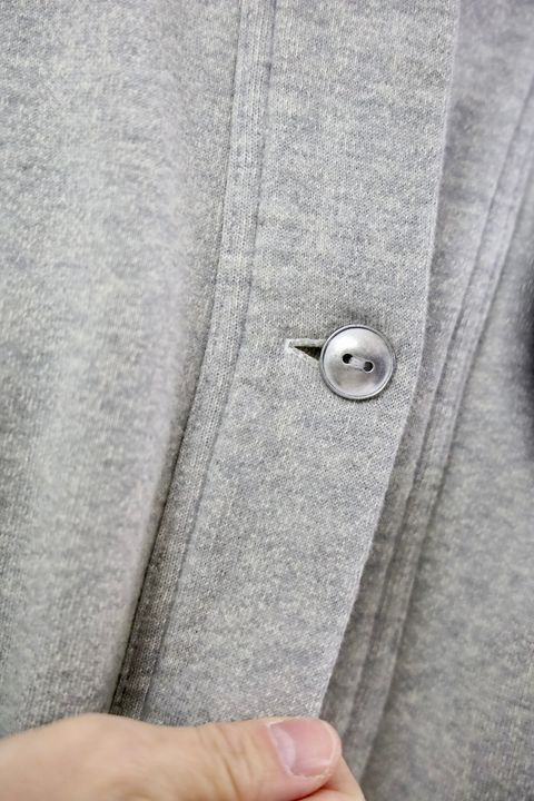 A.PRESSE 2026 STYLE1 Vintage Sweat Cardigan"GRAY"スタイル