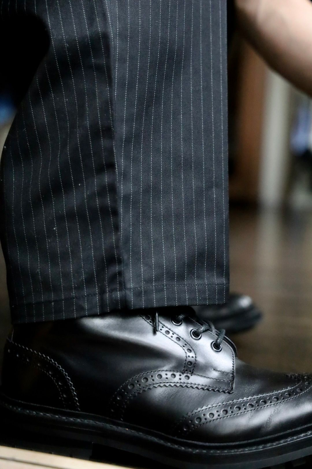 フレッシュサービス CORPORATE EASY PANTS(FSC252-40011B)BLACK STRIPE☆5月24日(土)発売！