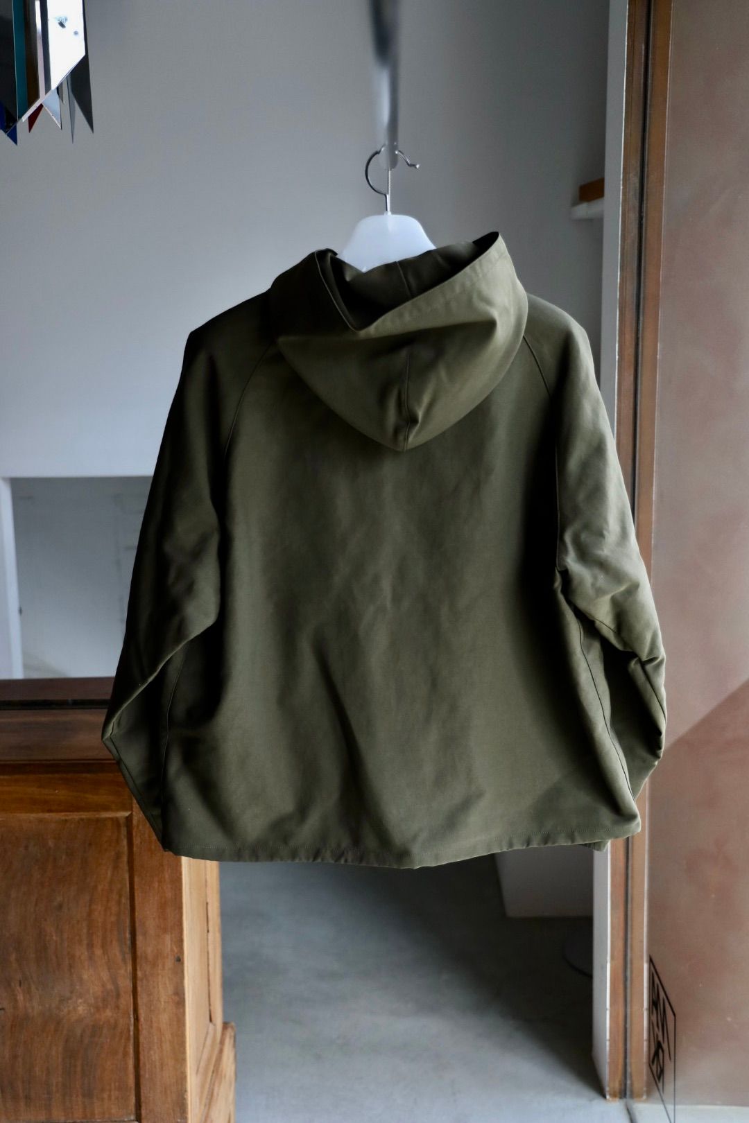 ANOTHER OFFICEアナザーオフィス Hood Neo British Jacket (AOEWPD006)Olive Drab
