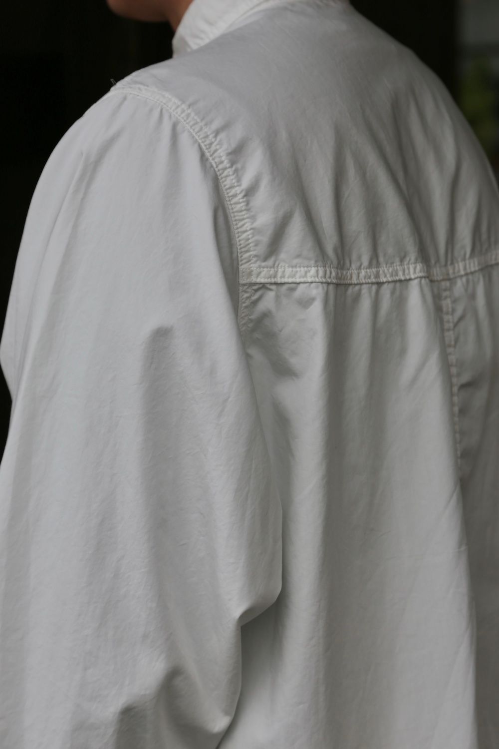 Garment Dyed Poplin Umbrella Yoke Shirt(GM211-50032) style.2021.2.14.