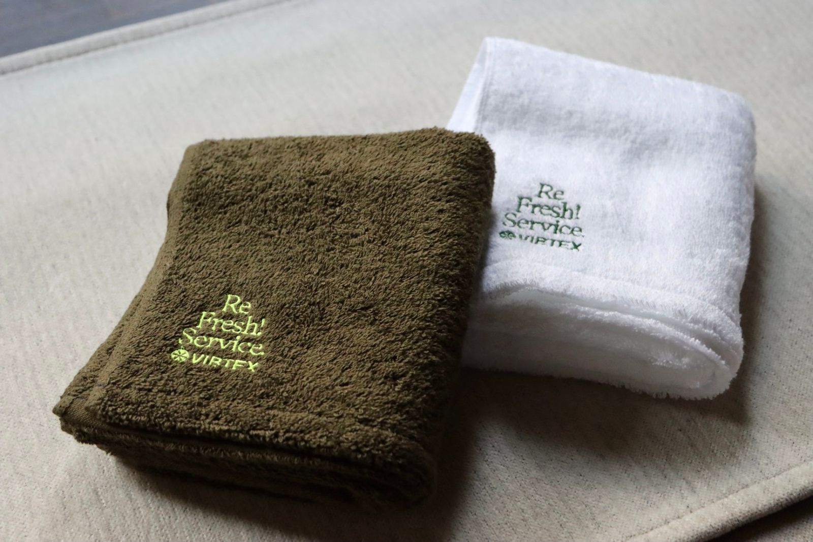 ReFresh!Service.SLIM BATH TOWEL(FSR243-99128)KHAKI☆再入荷！