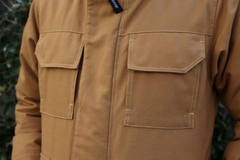 CANADA GOOSE×JUNYA WATANABE MANより、綿ダックコラボレーションダウンジャケット "BROWN" style.2020.12.5