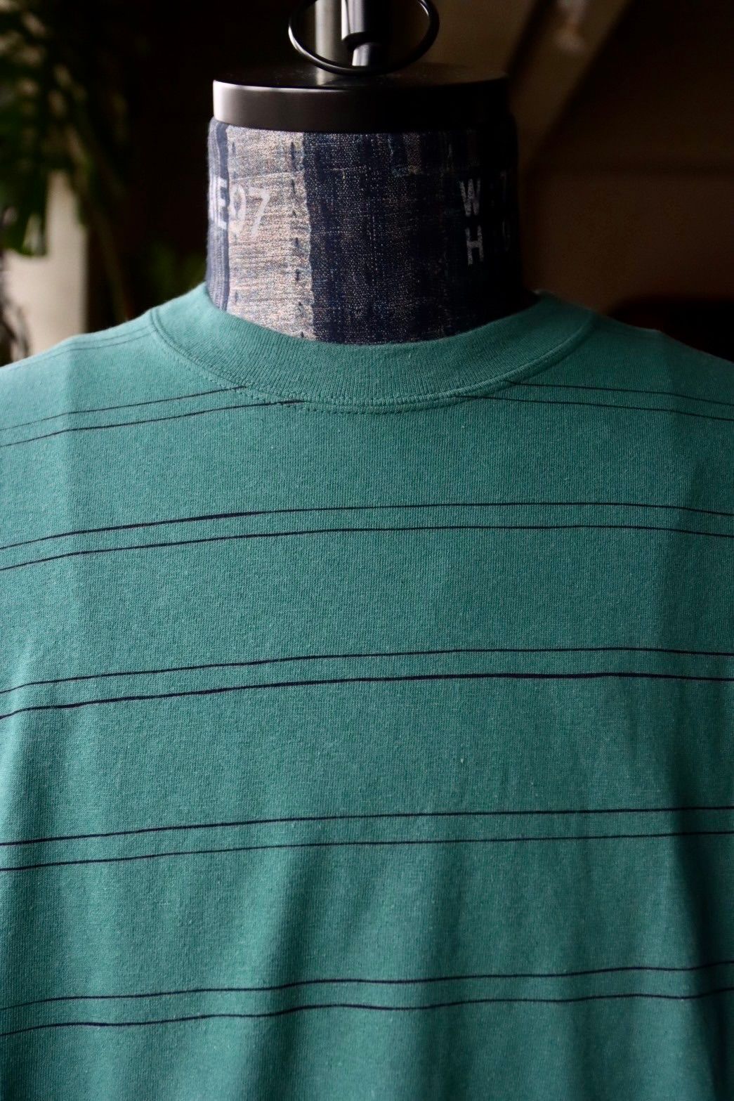 S.F.C 24SS エスエフシー DOUBLE WIDE SIDE STRIPE TEE(SFCSS24CS11)Green×Navy