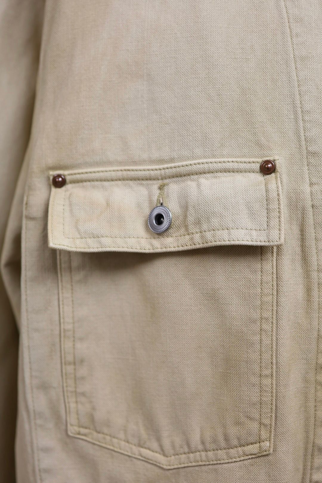 アプレッセ 2026 STYLE1 Vintage Silk Hemp Coverall Jacket (26SAP-01-17)BEIGE☆1月24日(土)発売！