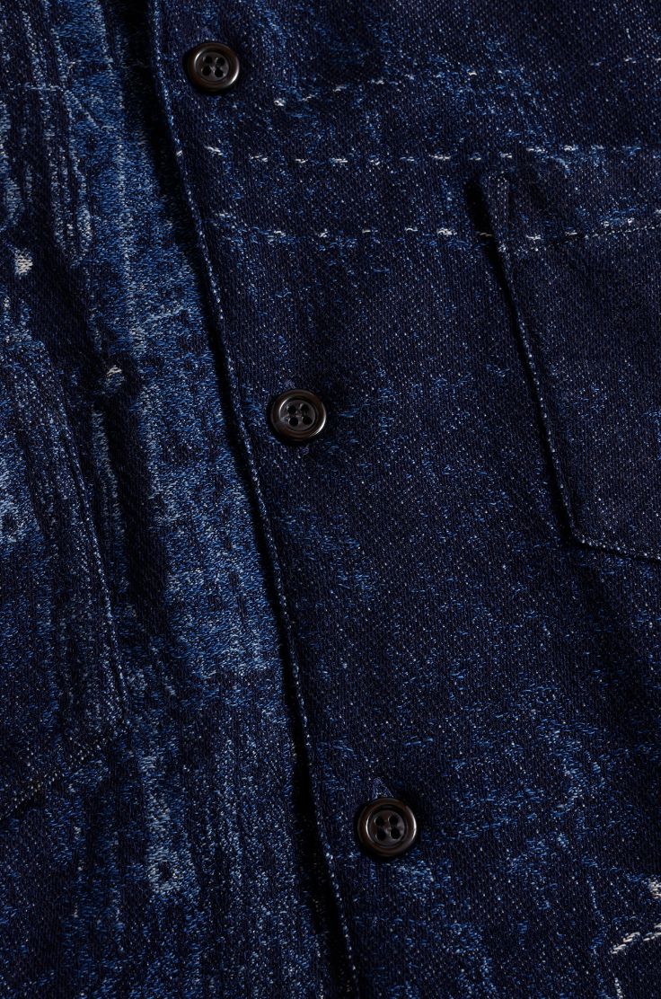 ファンダメンタル 26SS BORO S/S SHIRT RINSE(FA26SH27R)INDIGO☆新作発売！