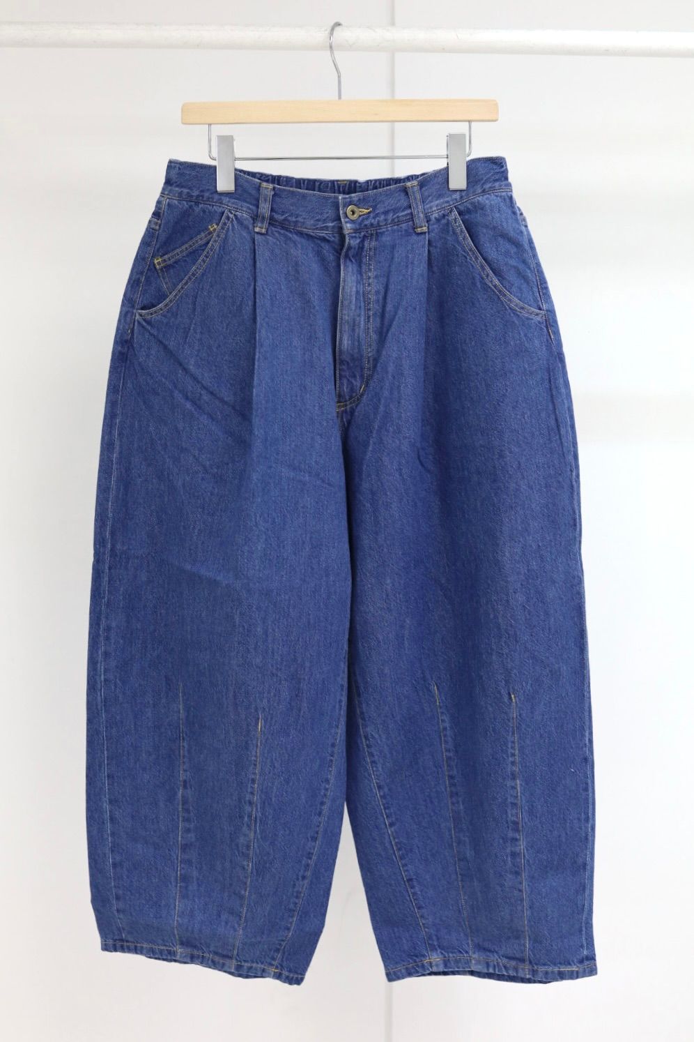 イズネス 26SS パンツ 5-Pocket Balloon Pants /Enzyme Wash(26SS_34_1006AWBALOON5PK01-2)INDIGO ENZYME WASH☆新作発売！