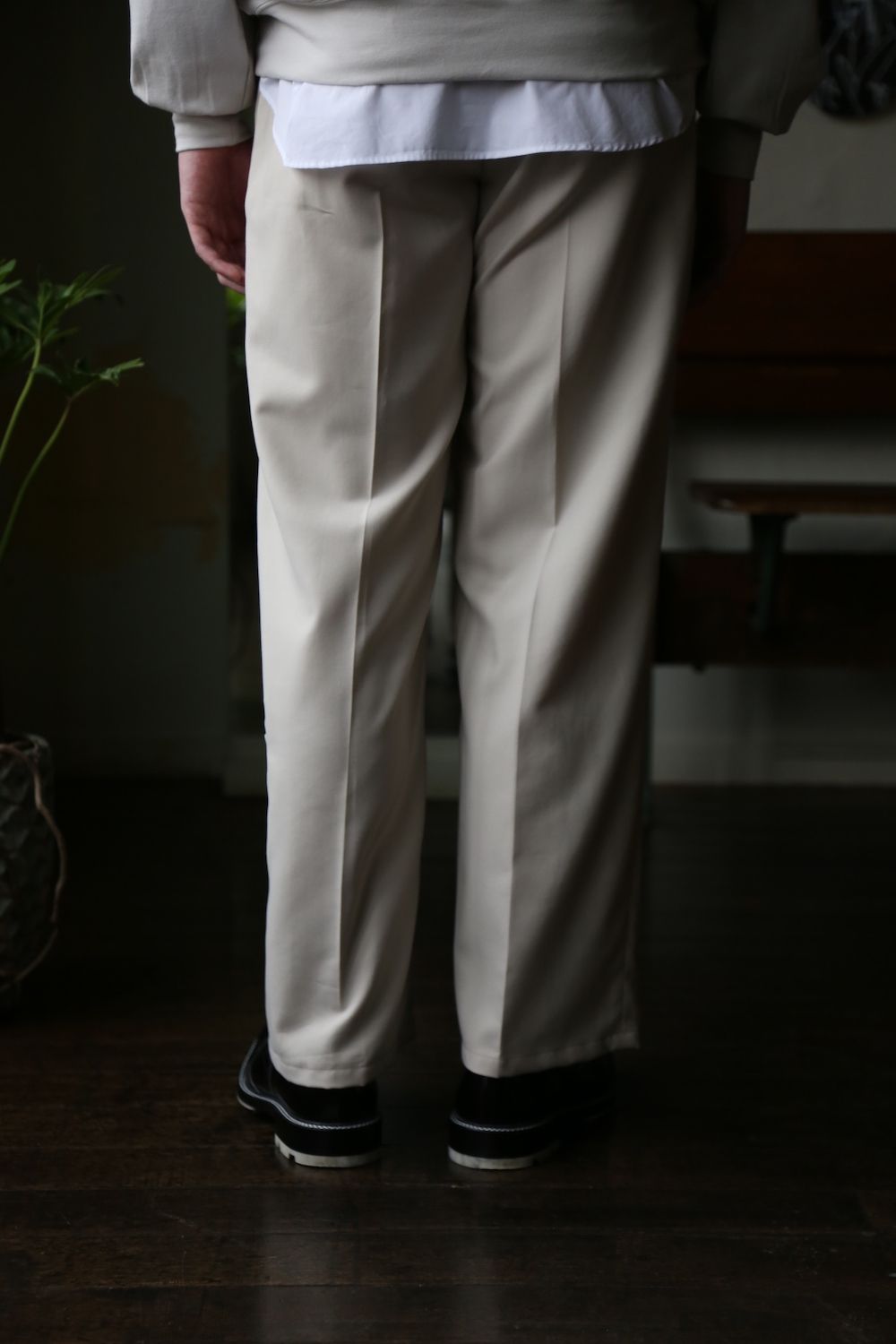 MATSUFUJI Modified Farmers Trousers(M211-0401)WHITE style.2021.1.22. |  1519 | mark