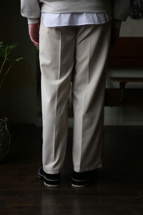 MATSUFUJI Modified Farmers Trousers(M211-0401)"WHITE" style.2021.1.22.