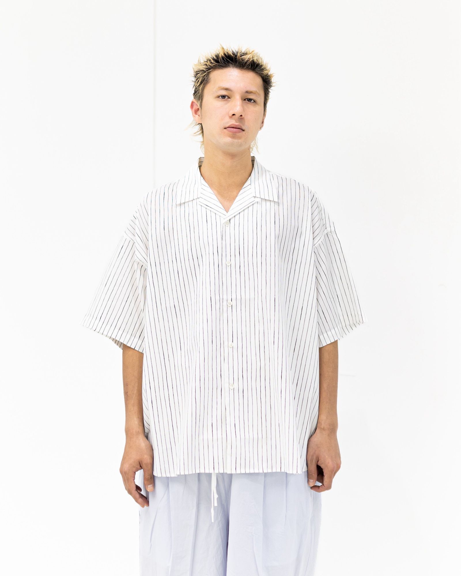 S.F.C COTTON STRIPE OPEN COLLAR SS SHIRT 5月9日(土)新作発売！