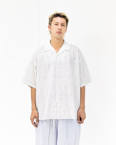 S.F.C COTTON STRIPE OPEN COLLAR SS SHIRT 5月9日(土)新作発売！