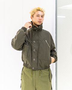 ヨーク 25FW "KATHARINE HAMNETT" Recycle Polyester Short Blouson(YK25FW01129B-KH)OLIVE☆9月13日(土)発売！