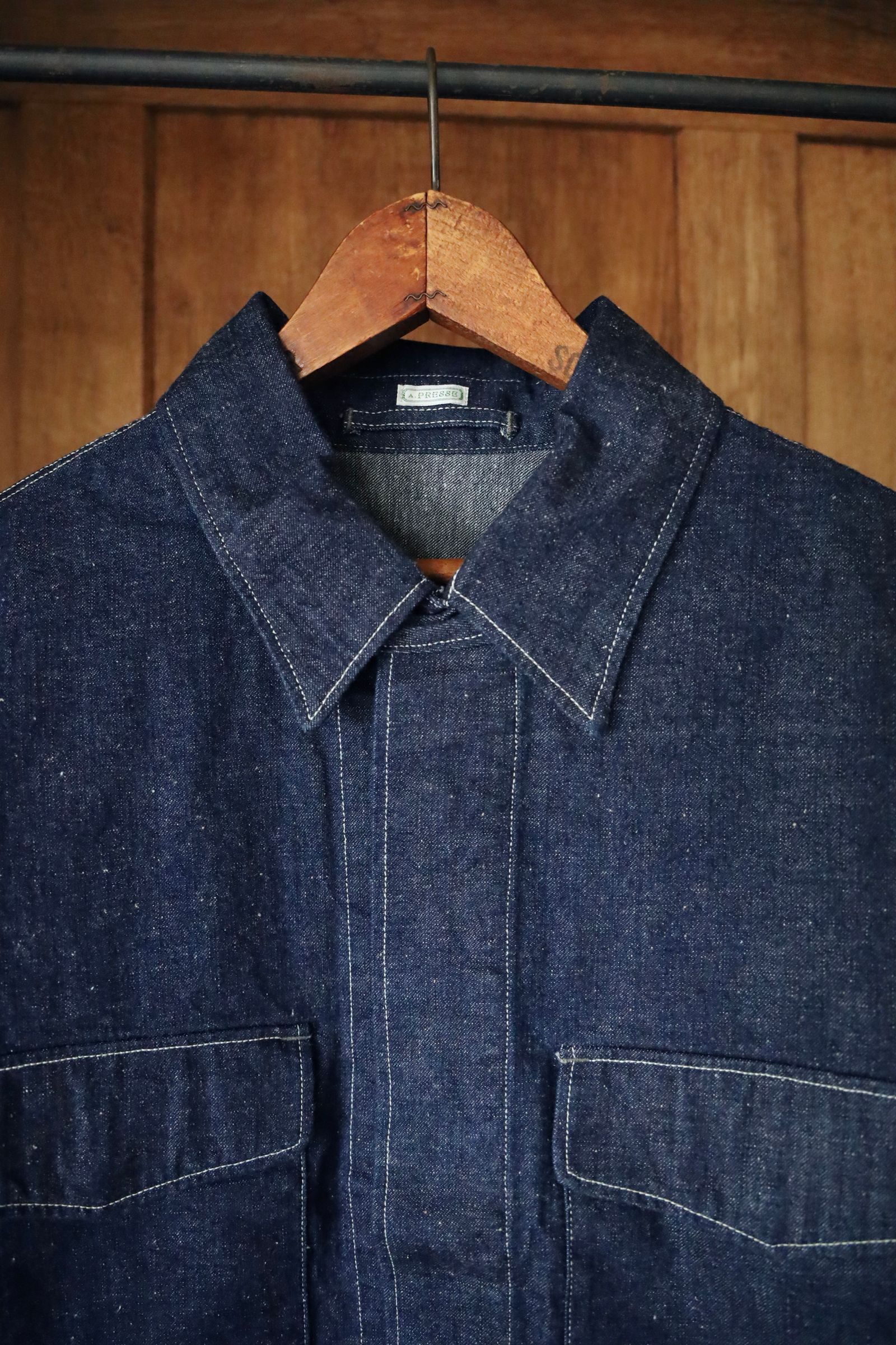 アプレッセ 2025 STYLE2 Roval Canadian Navy Denim Work Jacket(25AAP-01-42)INDIGO