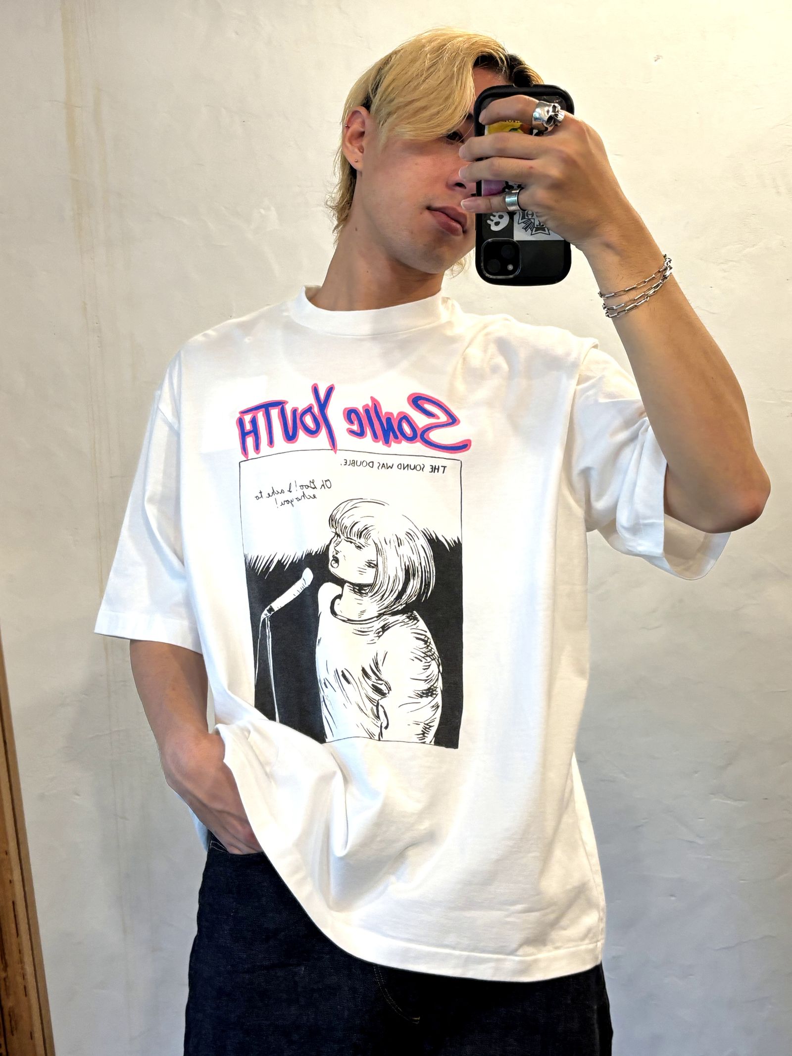 blurhmsROOTSTOCK 24SS 新作Echo Print Tee WIDE style 2024.5.7