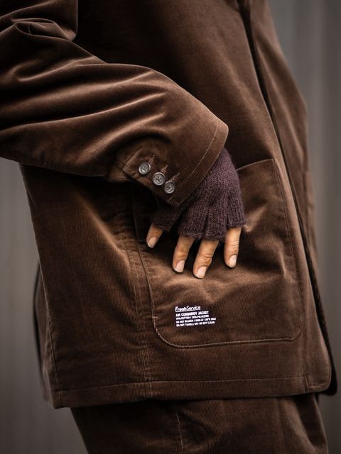 FreshService AIR CORDUROY JACKET MARKスタイル！