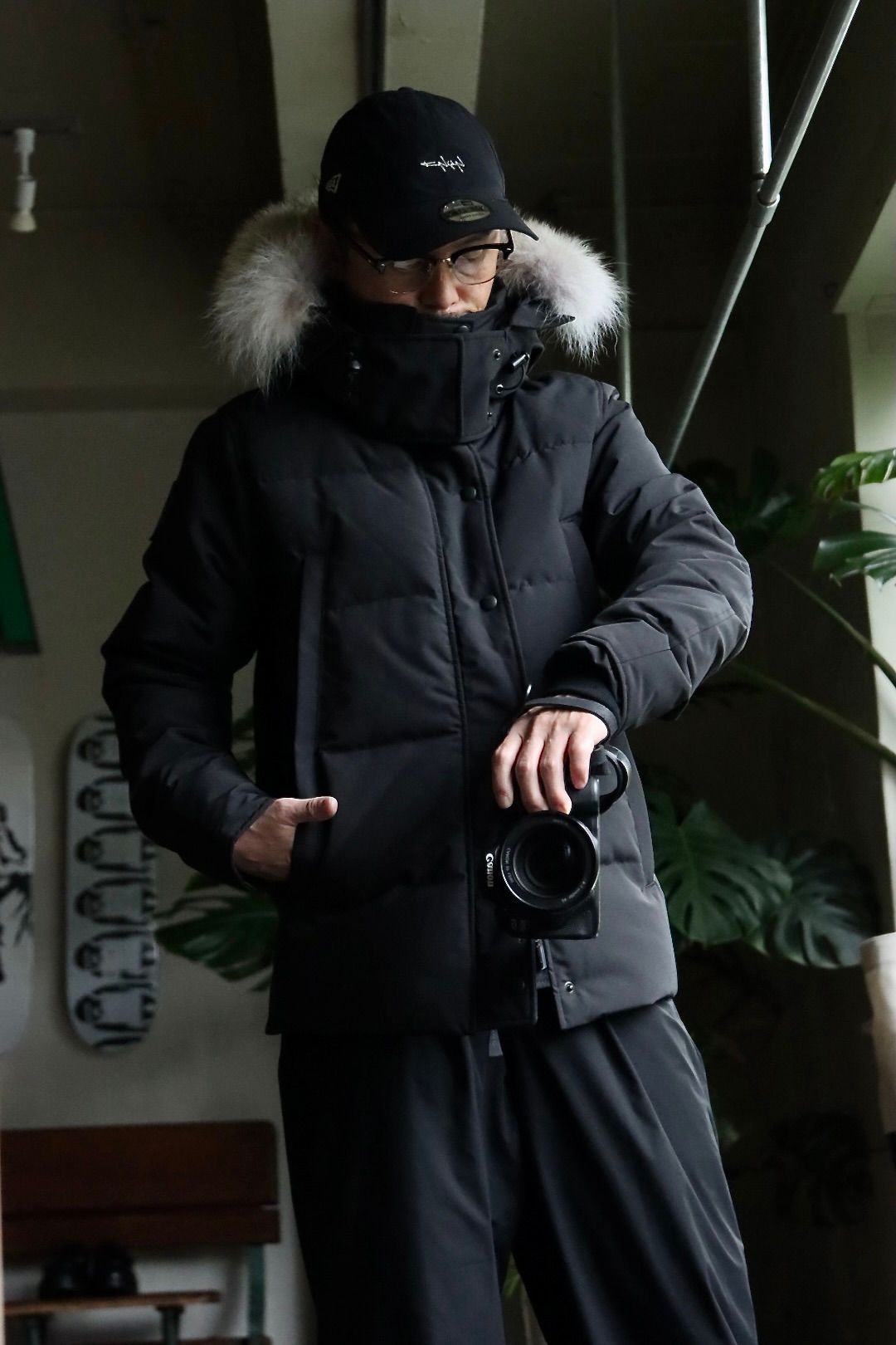 カナダグース22AW WYNDHAM PARKA BLACK LABELスタイル.2022.9.27.