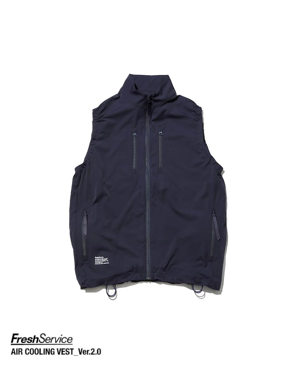 フレッシュサービス 26SS 空調服®︎ × FreshService "AIR COOLING VEST_Ver.2.0"(FSC261-30295)NAVY☆5月9日(土)発売！
