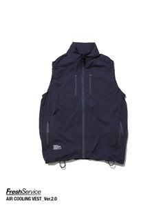 フレッシュサービス 26SS 空調服®︎ × FreshService "AIR COOLING VEST_Ver.2.0"(FSC261-30295)NAVY☆5月9日(土)発売！