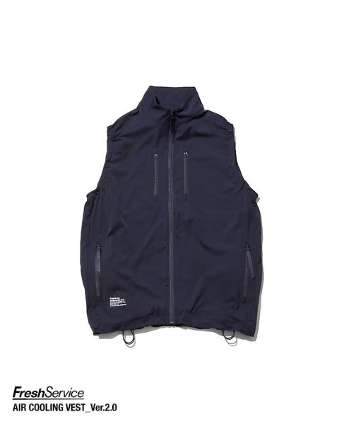 フレッシュサービス 26SS 空調服®︎ × FreshService "AIR COOLING VEST_Ver.2.0"(FSC261-30295)NAVY☆5月9日(土)発売！