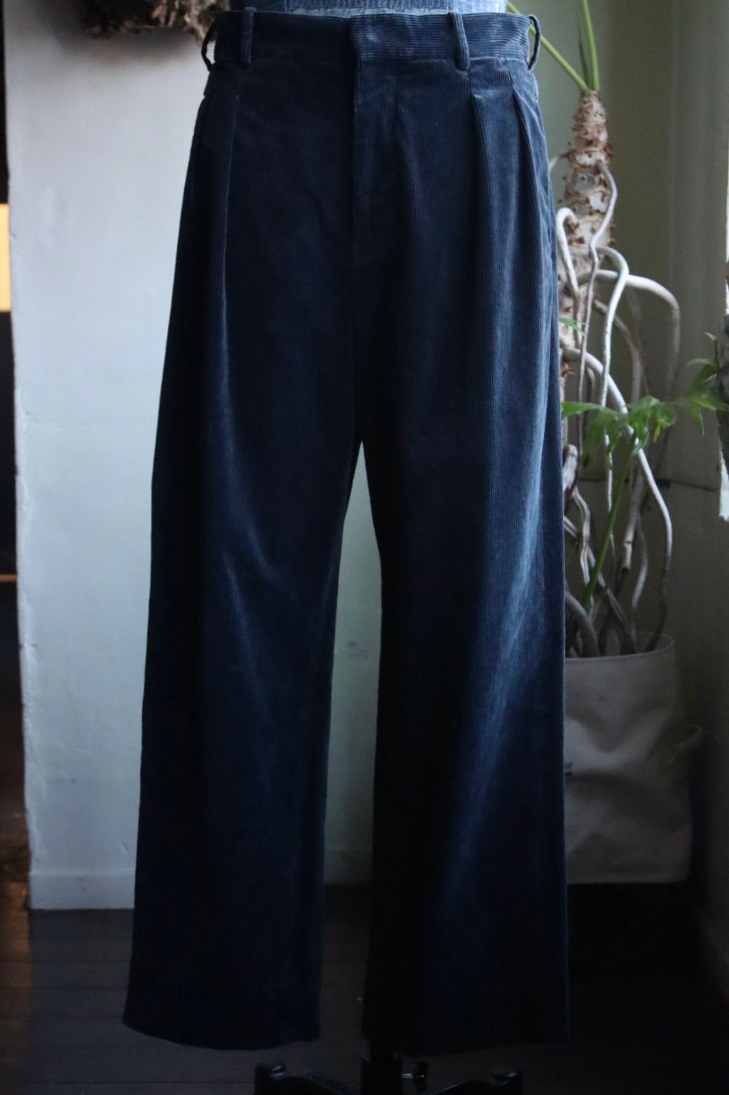 アプレッセ24SS Vintage Corduroy Trousers (24SAP-04-02H)NAVY - 1(S)