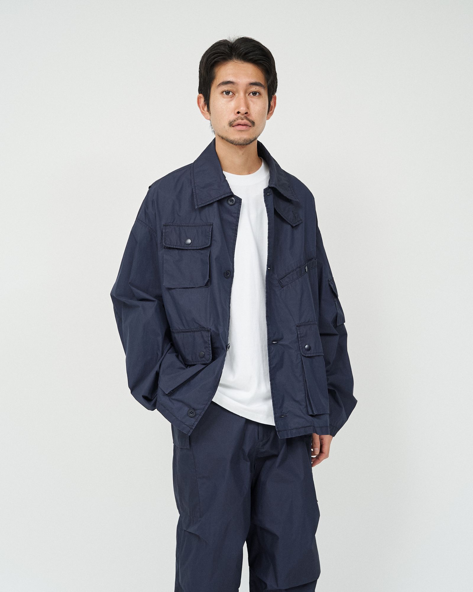 フレッシュサービス WAXED POPLIN FISHING JACKET (FSC253-20117)NAVY★10月4日(土)発売！