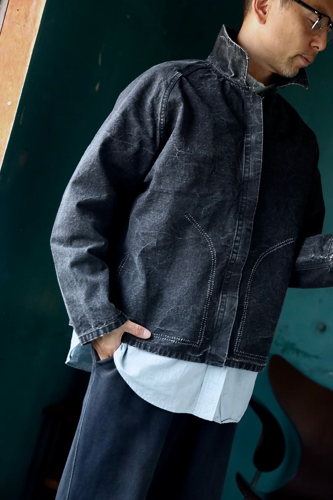 A.PRESSE Vintage Hunting Jacket サイズ2 A.PRESSE 2025 STYLE2 Vintage Hunting Jacket