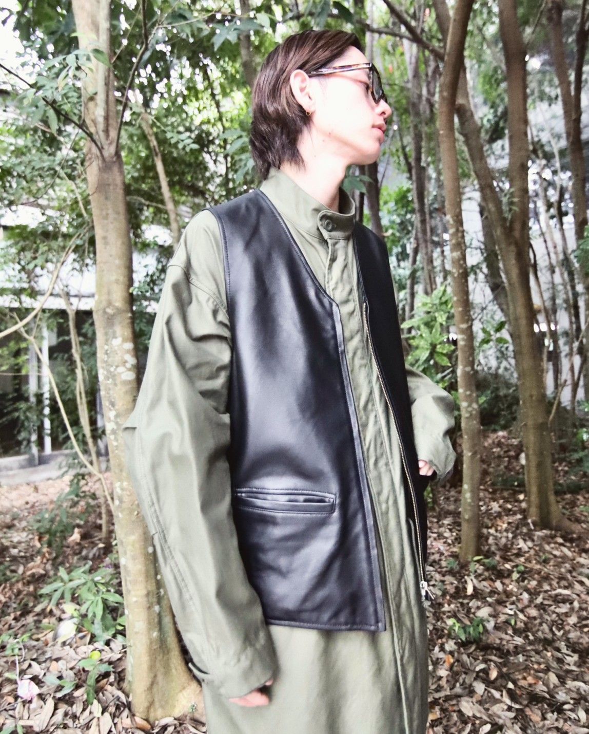 TapWater タップウォーター 23AW Sheep Leather Vestスタイル TapWater タップウォーター 23AW Sheep Leather Vestスタイル