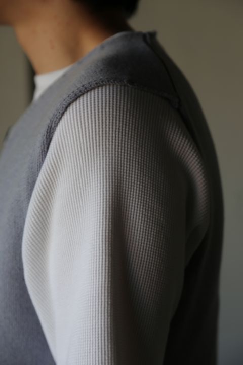 MATSUFUJI Modified Farmers Knit Vest style.2021.1.16.