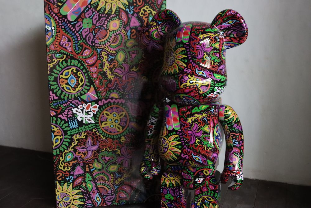 BE@RBRICK Psychedelic Paisley 1000％ HIDE