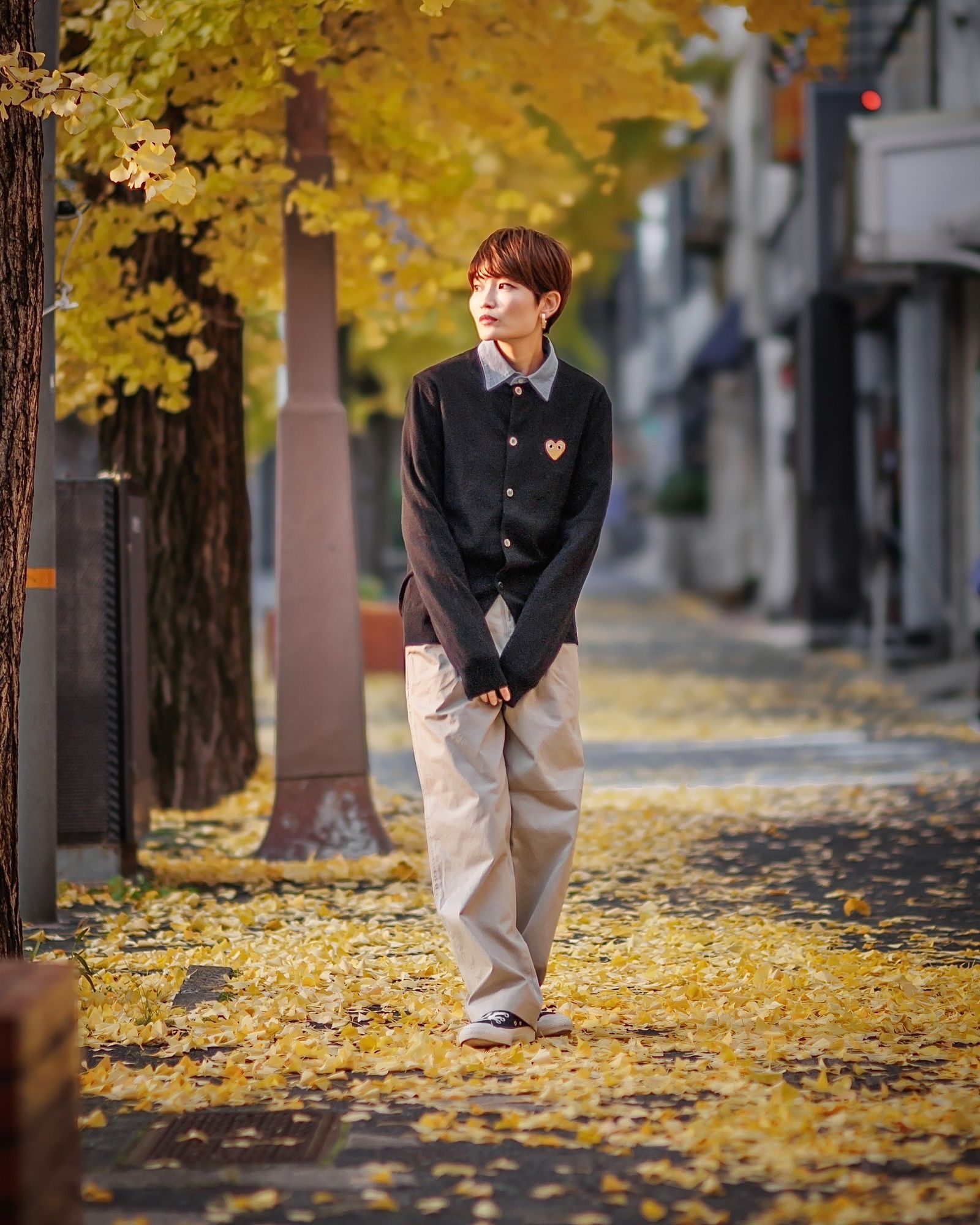 PLAY COMME des GARCONS 新作ROUND NECK CARDIGAN style.2024.12.9