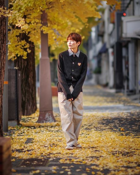 PLAY COMME des GARCONS 新作ROUND NECK CARDIGAN style.2024.12.9