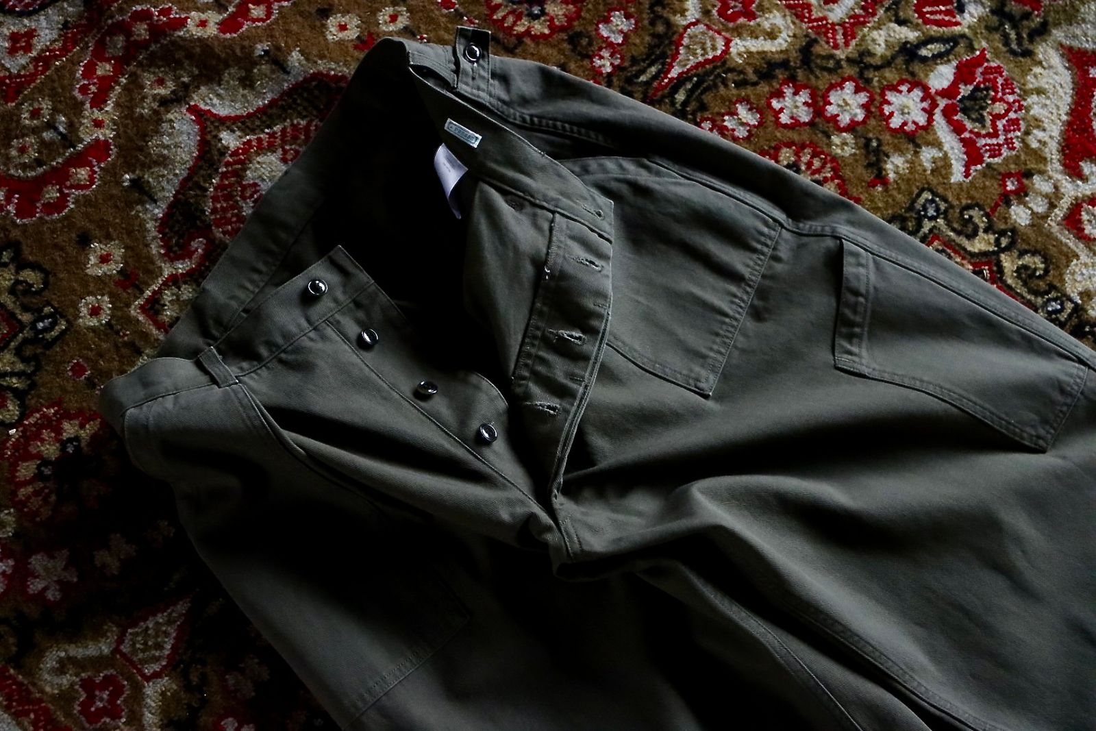 アプレッセ23SSパンツ USAF Hemmed Bottoms(23SAP-04-14M)OLIVE