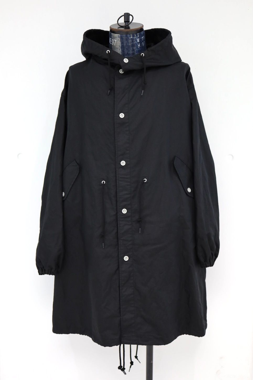 コムデギャルソンオム26SS 綿麻M-51モッズコート(HQ-C002-051)BLACK☆3月6日(金)発売！