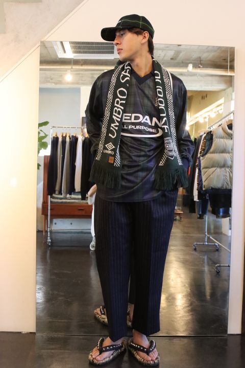 SEDAN ALL-PURPOSE 23FW UMBRO Game Shirt"Blackwatch"スタイル