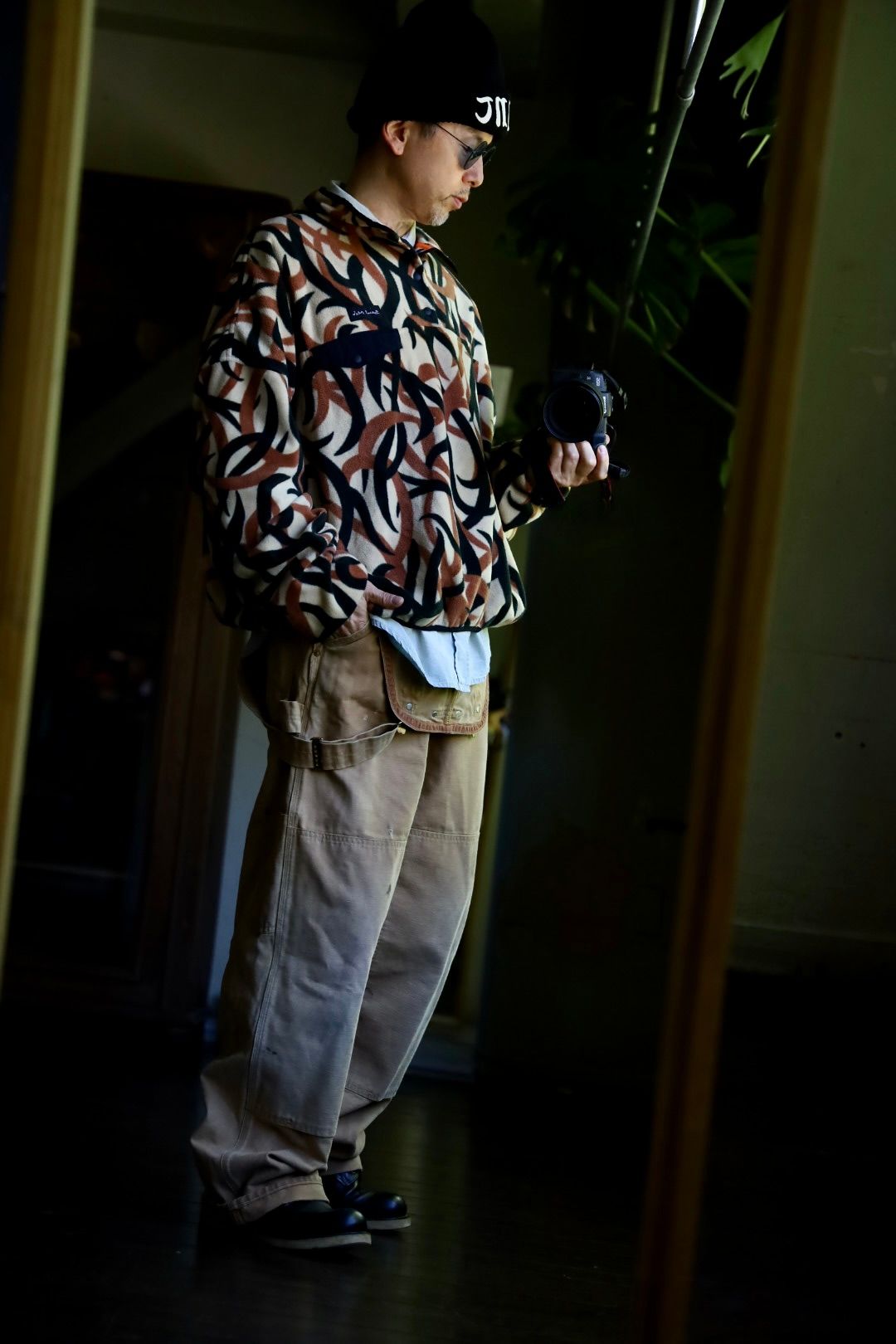 セントマイケル24AW FLEECE PLOVR (SM-YS1-0000-061)CAMO