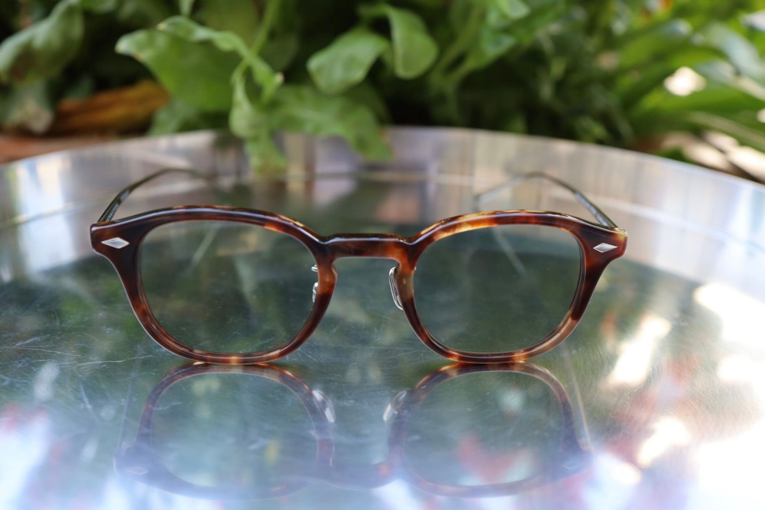 ノチノオプティカル  "JIFUSAN" #3.RICH AMBER × GREY GREEN to D.GREY(調光モデル)☆4月18日(土)再入荷！