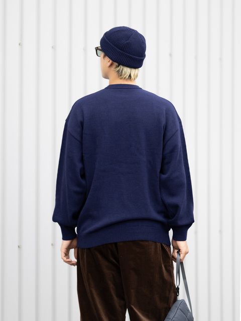 FreshService THERMAL JERSEY CREW NECK KNIT MARK STYLE