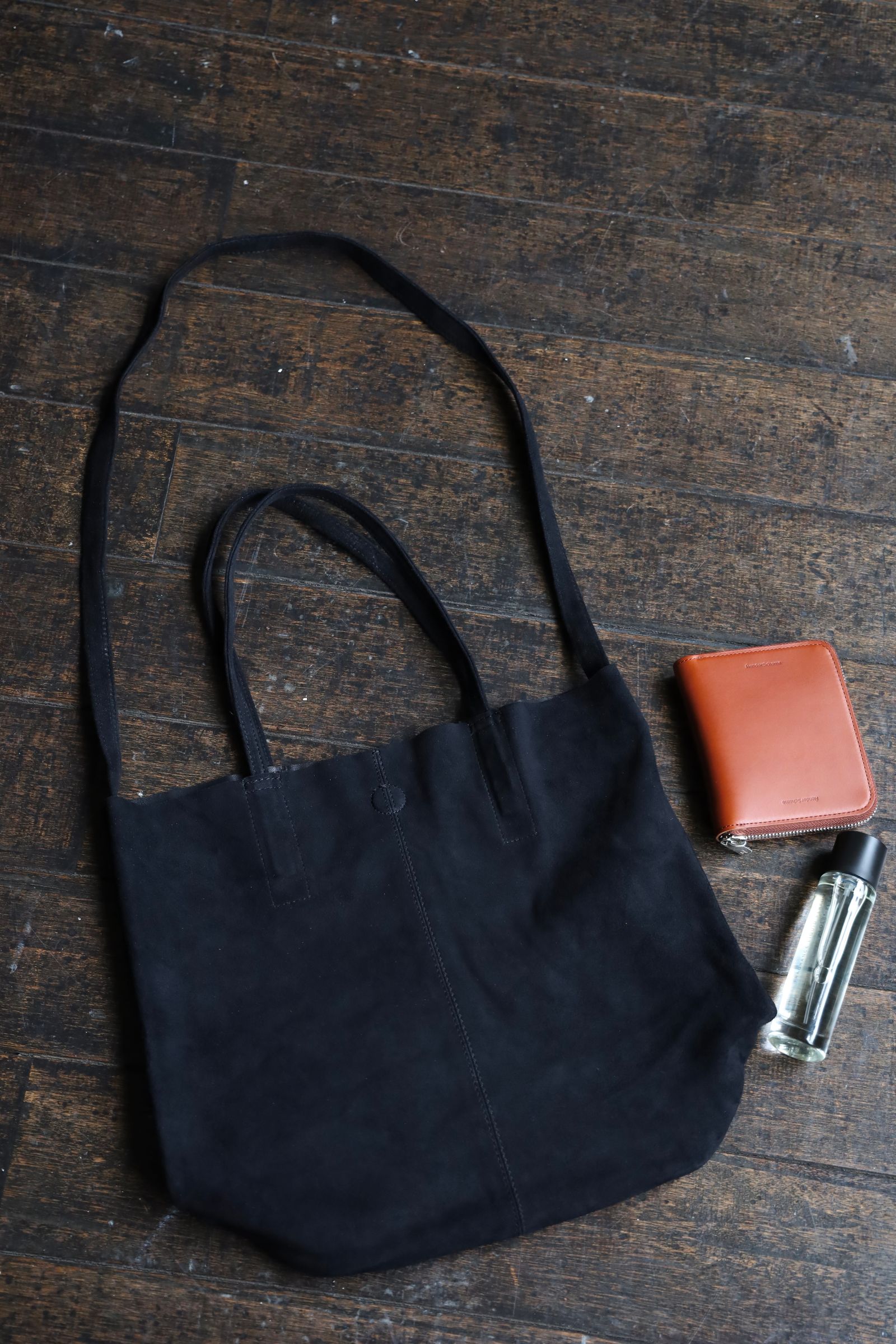 Morphee / モルフェトートバッグ 3WAY MIDIUM TOTE(LONG)OIL SUEDE BLACK☆3月7日発売！