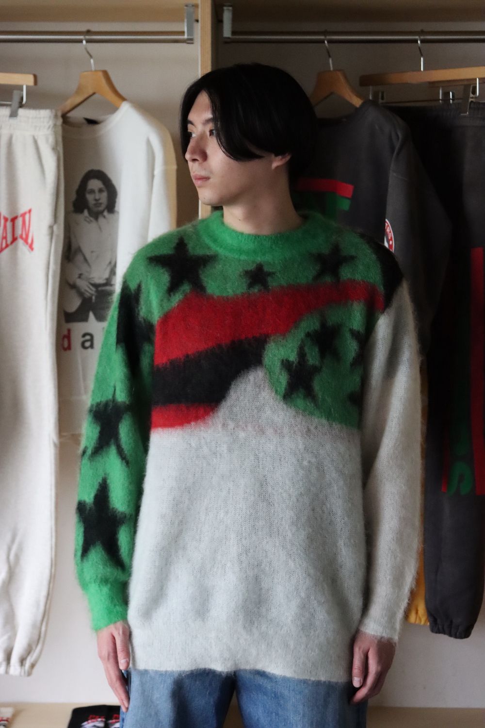 ©SAINT M×××××× STT_MOHAIR KNIT SWTER_AF(SM-S21-0000-054) style.2021.9.3