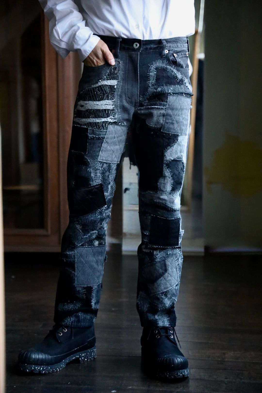 JUNYA WATANABE MAN Levi's Wネームデニムジャケットスタイル
