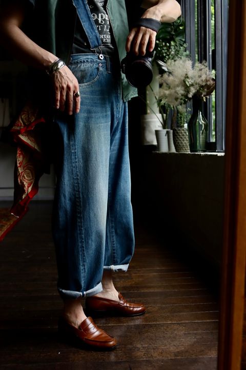A.PRESSE No.2 Washed Denim Pantsスタイル2023.6.19.