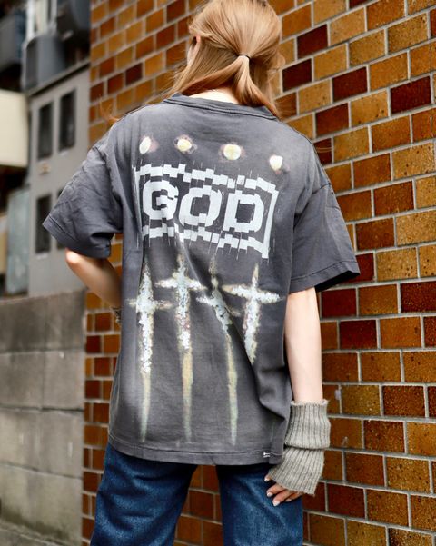 セントマイケル 新作FORSOMEONEコラボ GOD FS_SS TEE style.2023.8.11