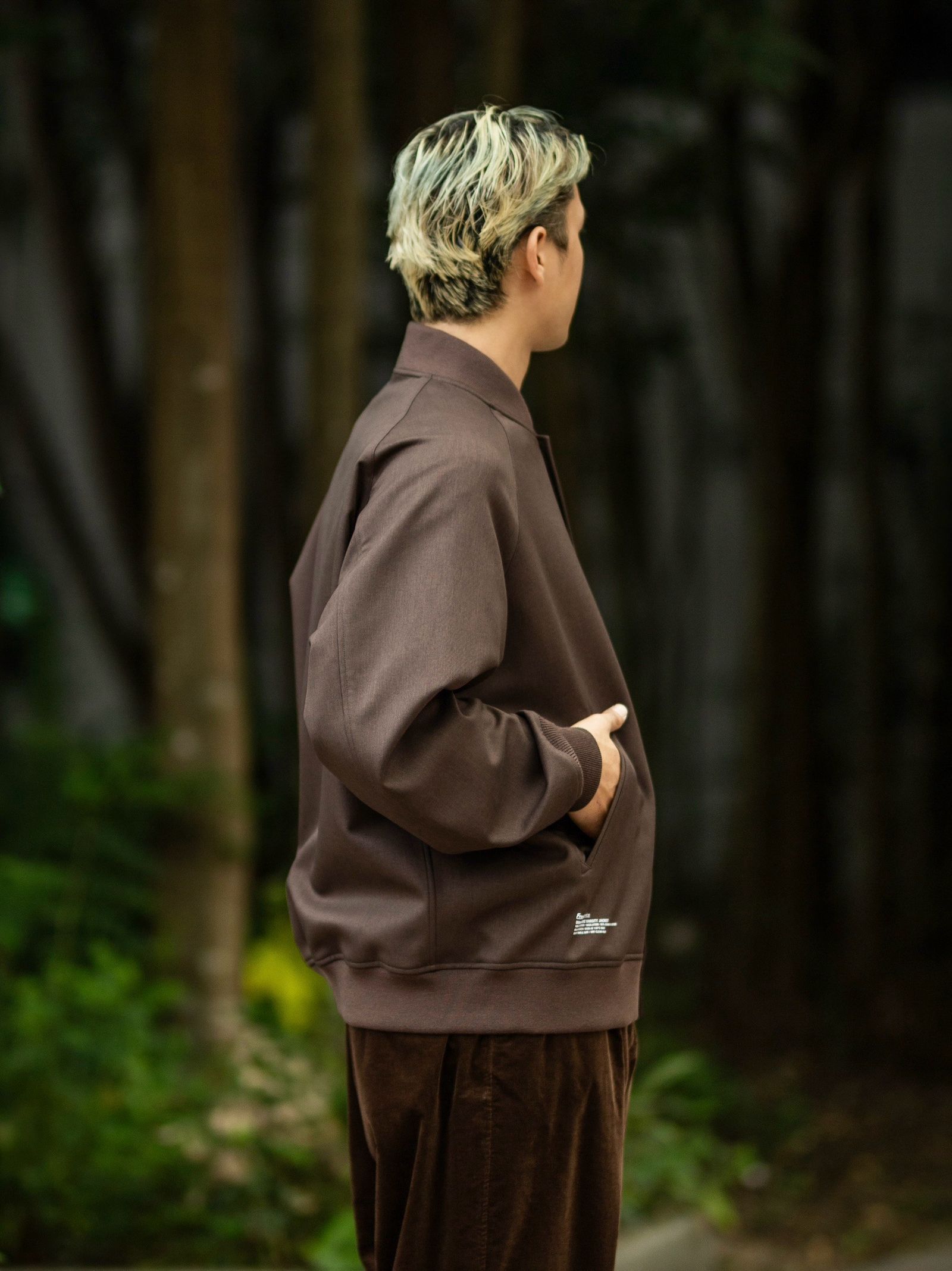 FreshService DOWN FABRIC VARSITY JACKET(BROWN)10月24日(土)新作発売！