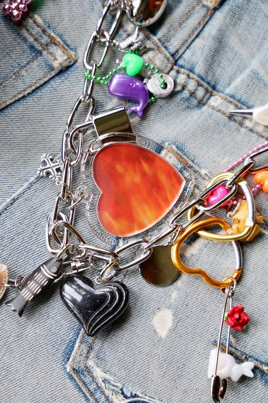 小物 doublet 25aw keychain red doublet ダブレット FW25 KEY CHAIN / RED - NUBIAN ヌビアン