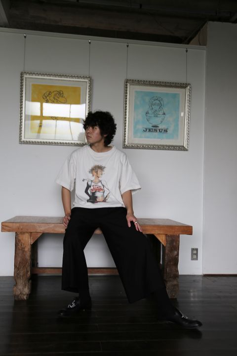 ©︎SAINT M×××××× T-SHIRT PUNK GIRL (SM-A21-0000-006) style. 2021.07.09.