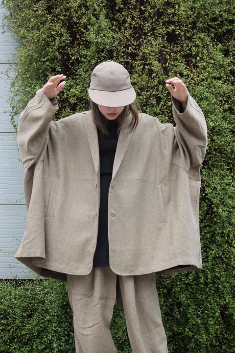 S.F.C-Stripes For Creative- 新作TAILORED SHIRT JACKETセットアップstyle.2023.9.14