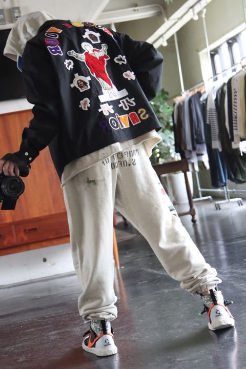 ©SAINT M×××××× ×DENIM TEARS SWING TOP"BLACK"L style.