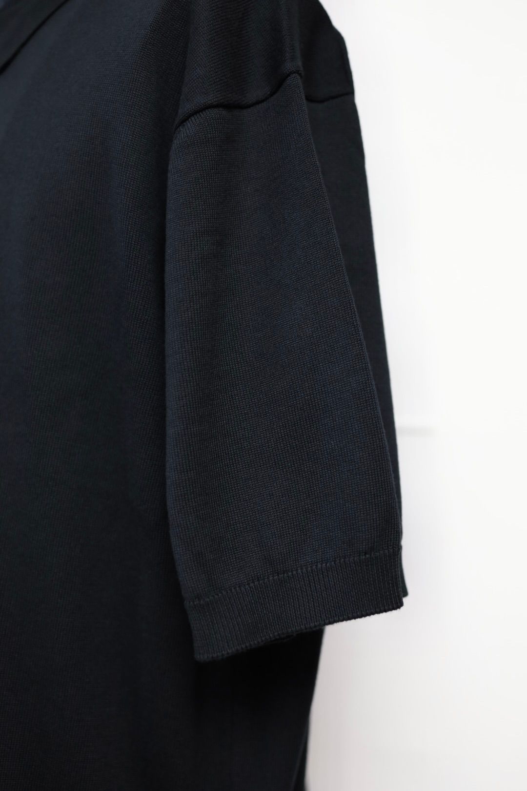 アプレッセ 2026 STYLE1 Cotton Knit S/S Polo Shirt(26SAP-03-02)BLACK☆3月7日(土)発売！