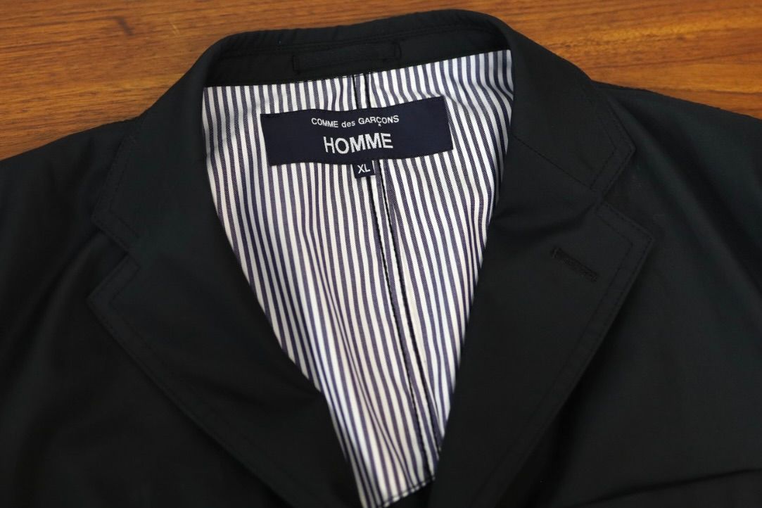 コムデギャルソンオム26SS 綿ブロード 3Bジャケット(HQ-J103-051)BLACK★4月3日(金)発売！