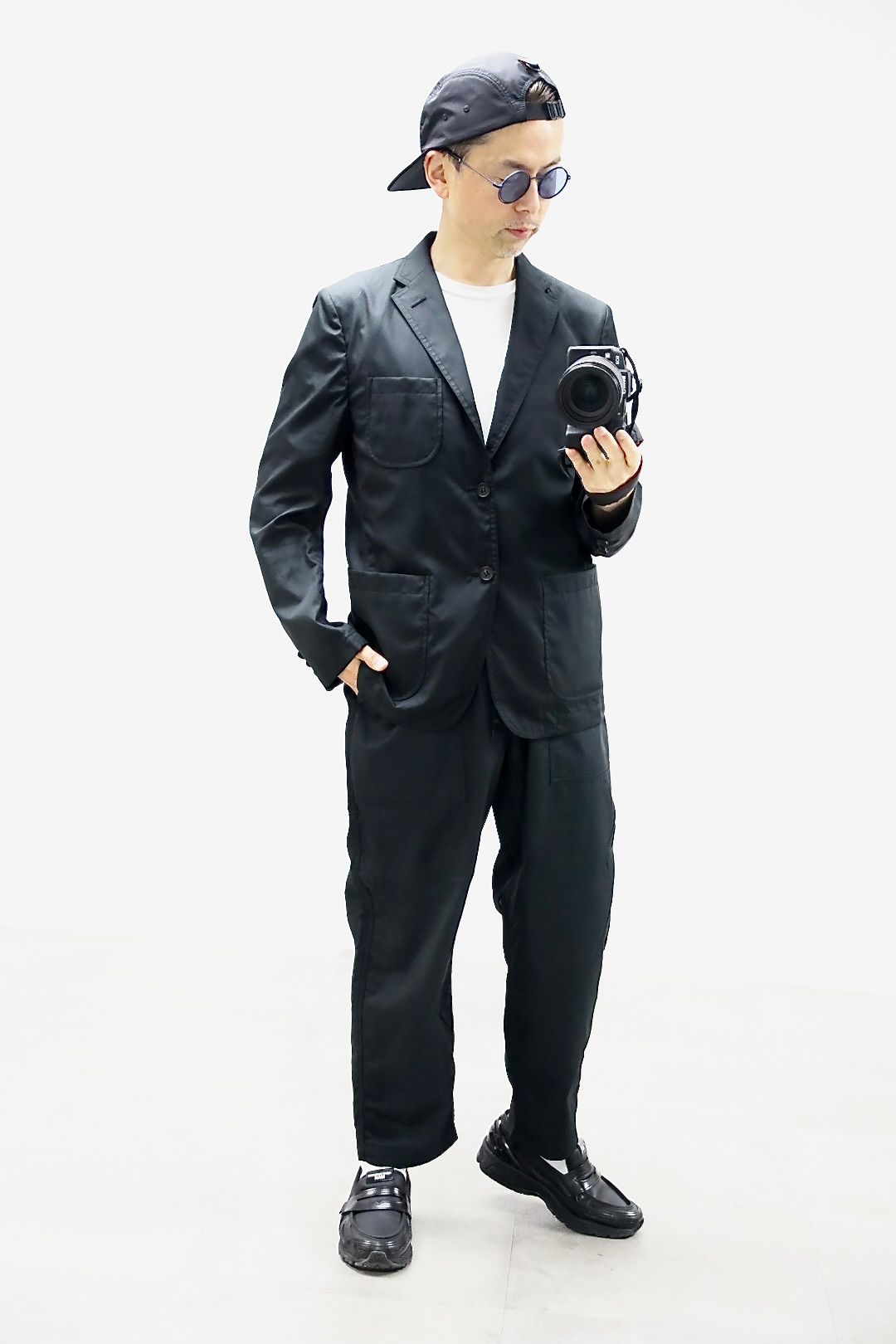 COMME des GARCONS HOMME 26SS 綿ブロード3Bジャケットスタイル