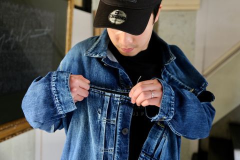 Yohji Yamamoto W-8オンスデニムジャケットスタイル.2021.1.19.